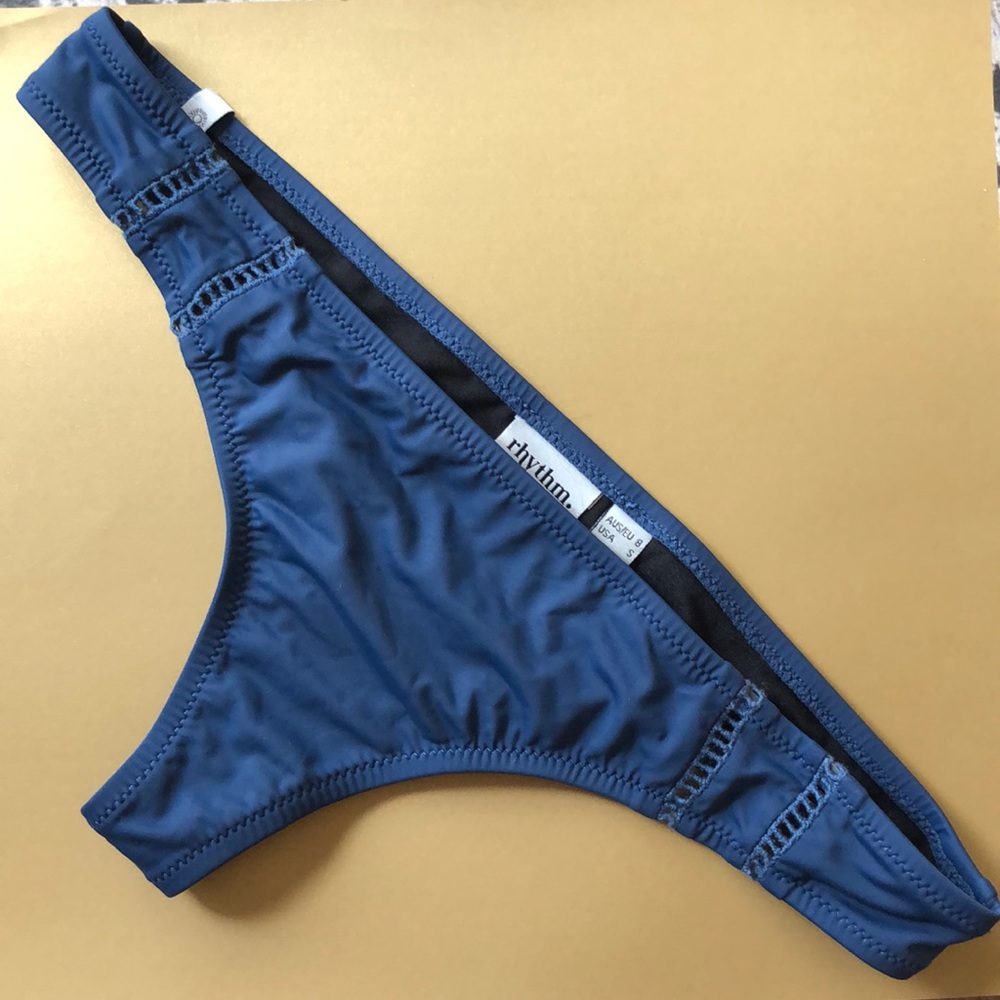 Rhythm Cheeky Navy Bikini